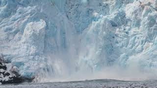 Glacier Calving in Alaska [upl. by Eniamahs]