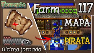 Como Fazer uma Farm De Mapa PIRATA no Terraria 117ÚLTIMA JORNADA TERRARIA MOBILE 14 MASTER [upl. by Etneciv]