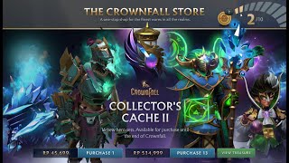 Dota 2 crownfall collectors chache and mix set [upl. by Aitnauq153]