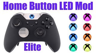 Extremerate Xbox One ELITE Controller Home Button LED Mod Toturial [upl. by Ahseikan]