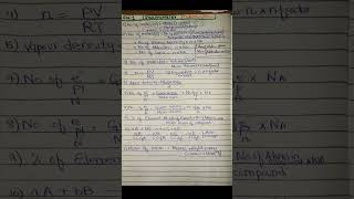 CHEMISTRY STOICHIOMETRY FORMULAS amp REACTIONS shorts mdcat chemistry [upl. by Goldin]