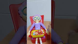 Lola Eats Chocolate Asmr asmr trending viralvideo shortsfeed shorts toys [upl. by Nosrettap]