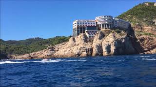 Begur desde la mar  Costa Brava  Agost 2017 [upl. by Yellhsa934]