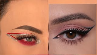 Graphic Eyeliner Tutorial for hooded eyes  graphic eye makeup [upl. by Enitsyrk]