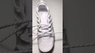 Best way to Lace Nike Vapormax Plus  How to lace up Vapormax Sneaker [upl. by Bower]