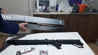 HDX 68 PUMP SHOTGUN T4E CO2 UNBOXING [upl. by Grane]