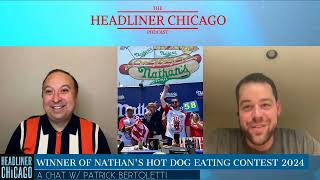 Nathans Hot Dog Eating Contest 2024 champ Patrick Bertoletti on winning strategy amp future [upl. by Tammany]