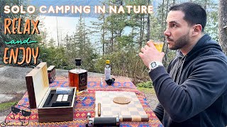 Squamish Kanadada rahatlatıcı solo kamp videosu  ASMR [upl. by Eipper]