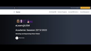 How to Meet Criteria of Blended Learning with ElearnUSM [upl. by Carpet]