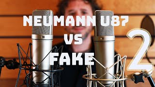 Neumann U87 ai vs Fake part 2 [upl. by Narahs328]