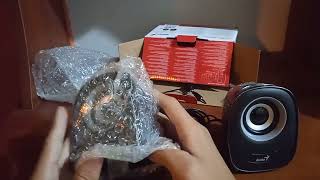 unboxing parlantes Genius spq160 [upl. by Renraw]