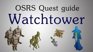 OSRS Watchtower quest guide staminas [upl. by Kcyrred751]