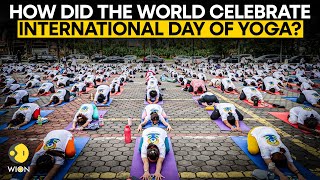 International Yoga Day 2024 From New York To New Zealand The World Celebrates Yoga Day  WION [upl. by Atikahs428]