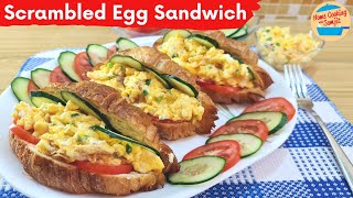 Scrambled Egg Sandwich Recipe [upl. by Ruthi]