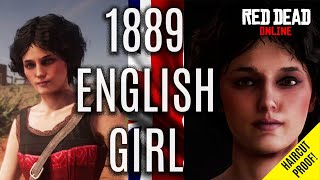 GIRL CHARACTER CREATION RED DEAD ONLINE ENGLISH FEMALE [upl. by Hoye]