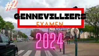 2 PARCOURS DEXAMEN DU PERMIS B 🚦 🚗 🚦 GENNEVILLIERS [upl. by Nnaaras242]