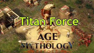 Titan force  AoM Retold  3v3 QM [upl. by Leamaj]