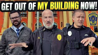 POLICE CHIEF DEMONSTRATES WHY TYRANNY RUNS FROM THE TOP DOWN IN HIS DEPARTMENT  1ST AMENDMENT FAIL [upl. by Nnyleuqcaj]