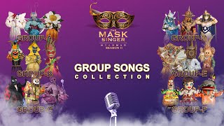 Group Songs Collection  The Mask Singer Myanmar  Season2 [upl. by Ahdar145]