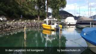 Video Bootsfahrschule und Motorbootausbildung am Thunersee [upl. by Kcyrred]