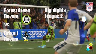 FifaForest Green Rovers vs Bristol Rovers Highlights [upl. by Geralda]