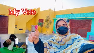 My First Vote 🥰  Zaini Baji [upl. by Dadelos]