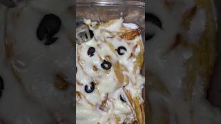 Loaded fries ASMR asmr shortsfeed youtubeshorts viral recipe [upl. by Rexanna]