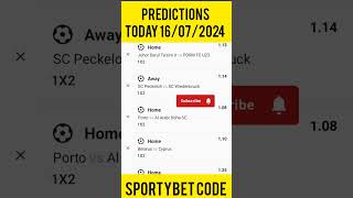 FOOTBALL PREDICTIONS TODAY 16072024  ACCURATE FOOTBALL PREDICTIONS TODAY footballpredictions [upl. by Wohlen637]