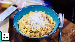 Carbonara à litalienne  YouCook [upl. by Leopoldeen]