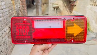 4 chamber Back Light ​⁠STOPARROW Tail Lamp Apledfoglamp truck truckaccessories bus backlight [upl. by Shanahan307]