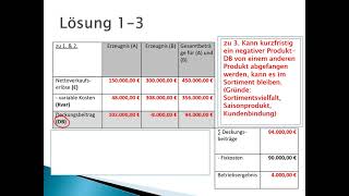 16 DB Rechnung als Periodenrechnung bei mehreren Produkten [upl. by Eniliuqcaj705]