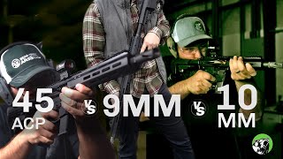 9mm vs 10mm vs 45 ACP PCCs Which Is Best [upl. by Benton]