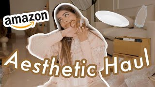 Aesthetic Amazon Home decor Haul 💜✨ BohoHomeSeries Ep 2 [upl. by Aihsined225]