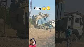 😱😳 jcb tipper tatatipper automobile army truck feed comedy viral driver ytshorts shorts [upl. by Llenroc]