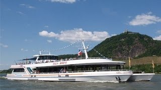 Schifffahrt Rhein  Köln Bonn Königswinter Linz  chill in Germanys rivers near Cologne [upl. by Nirroc]