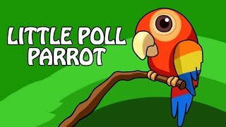 Little Poll Parrot  Animated Nursery Rhymes For Kids [upl. by Mahalia]