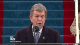 Sen Roy Blunt delivers opening remarks for Inauguration Day 2017 [upl. by Pugh]