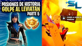 Como COMPLETAR TODAS las MISIONES DE HISTORIA PARTE 5 GOLPE AL LEVIATÁN TEMPORADA 3 FORTNITE [upl. by Mloc]