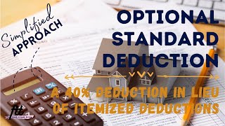 TOPIC 39 ALLOWABLE DEDUCTION  40 Optional Standard Deduction from Gross Income [upl. by Ahsiad]