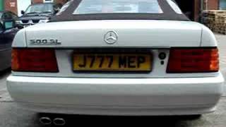 Mercedes R129 SL500 exhaust  CKS Performance [upl. by Stoddard]