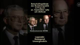 Genschers Rede in Prag am 30 September 1989 [upl. by Kampmann557]