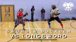 Sword amp Buckler VS Longsword  Esther v Sam [upl. by Attesor]