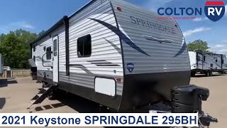 Quick Look 2021 Keystone SPRINGDALE 295BH Travel Trailer [upl. by Buzz]