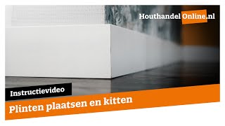 Vloer plinten plaatsen en kitten — Houthandelonline 27 [upl. by Imtiaz]