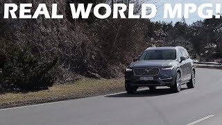 2018 Volvo XC90 T8 Real World Fuel Consumption [upl. by Torruella70]