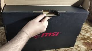 MSI GF63 Thin unboxing 10th gen Intel core i510500H  NVIDIA GeForce GTX1650 4GB  best config [upl. by Netniuq666]