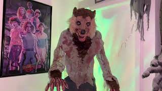 Morris Costumes Rare 2014 Lurching Cursed Werewolf Animated Halloween Lifesize [upl. by Noissap]