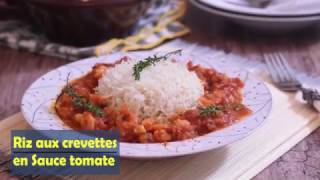 riz aux crevettes en sauce tomates [upl. by Alica780]