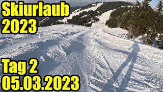 Skiurlaub 2023  05032023  Tag 2  Computer 46 4K [upl. by Siugram657]