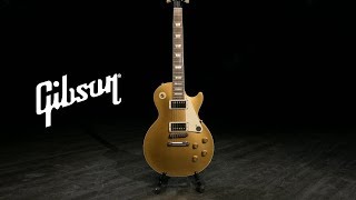 Gibson Les Paul Standard 50s Gold Top  Gear4music demo [upl. by Gabe395]